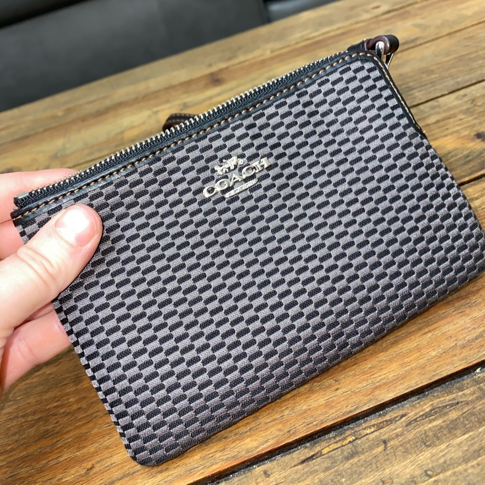 Coach wristlet purse